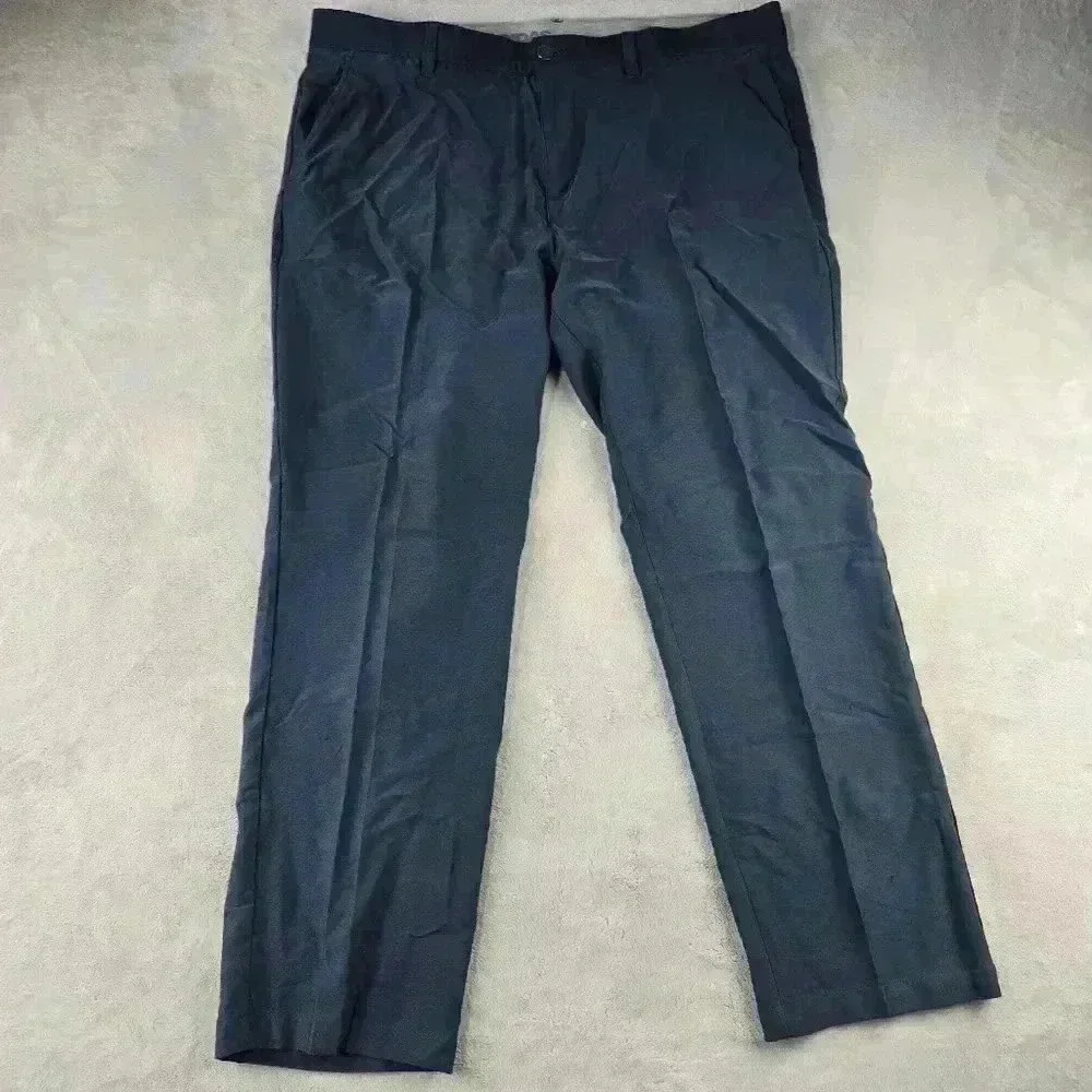 Mens Blue Adidas Golf Pants Sz 38x29